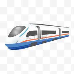 高铁logo图片_蓝白色高铁车辆