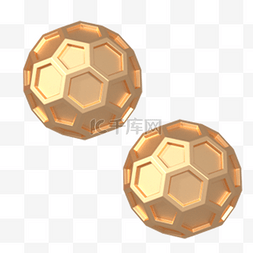 圆形的立体金球