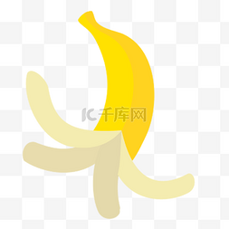 黄色的香蕉皮