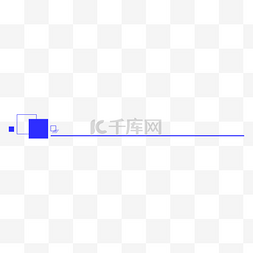 极简蓝色商务页眉