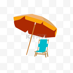 海边沙滩伞