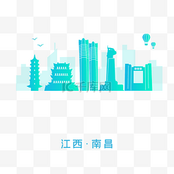 城市图片_江西南昌城市标志