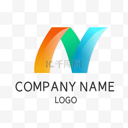 印迹logo图片_彩色字母LOGO