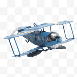 飞机图片_蓝色模型飞机