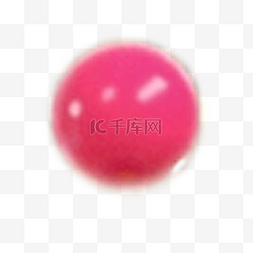 红色圆形球体装饰