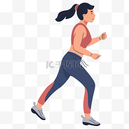 女性运动跑步健身