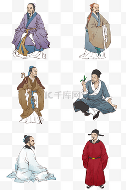 名医展板图片_古风人物古代名医合集