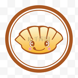 美食饺子logo