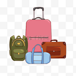表现物品图片_旅行物品行李箱