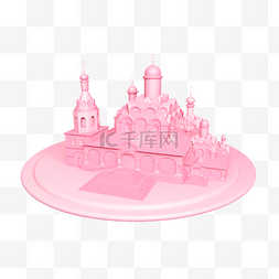 粉色梦幻城堡舞台