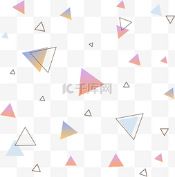 几何渐变图片_几何三角形渐变背景底纹