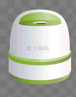 白色加湿器图片_绿白色加湿器插图