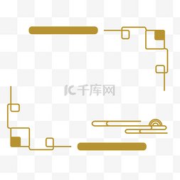 中国风边框图片_中国风云纹装饰边框线