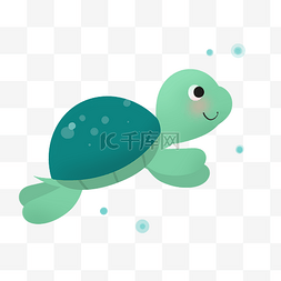 卡通动物海龟