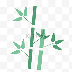 绿色logo图片_卡通绿色竹子免抠png
