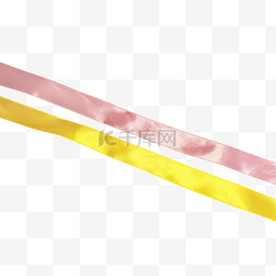 黄色淡图片_淡粉色黄色丝带