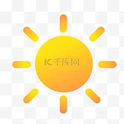 可爱的太阳图标免抠图