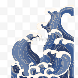 卡通海浪PNG