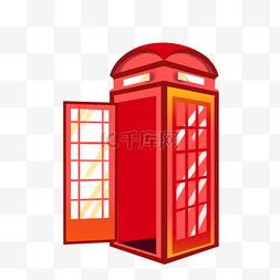 英国红色电话亭