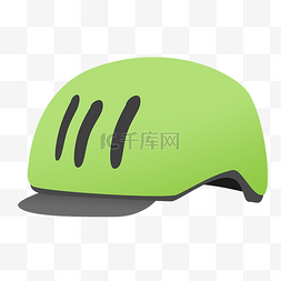 绿色的体育用品头盔