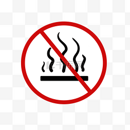 禁止抽烟的警示牌