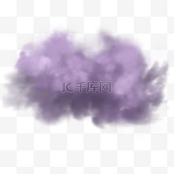 紫色风格分层雾
