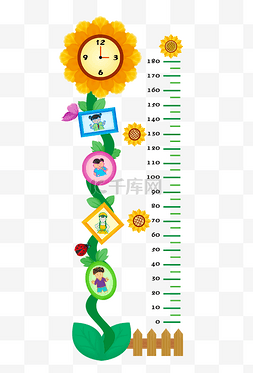 太阳花测身高