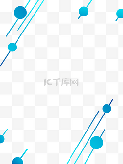 蓝色科技感海报图片_炫酷科技感边框纹理