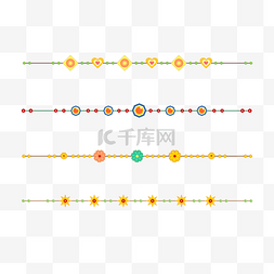 美丽的彩色友谊手链