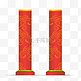 红色的柱子