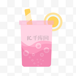 粉色饮料图标下载