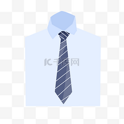 蓝色男士领带