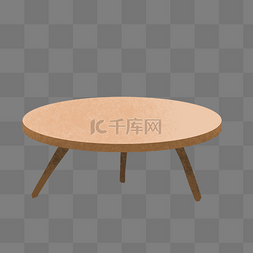 一张木头桌子