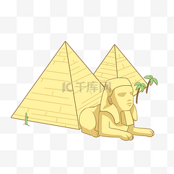 金色埃及金字塔