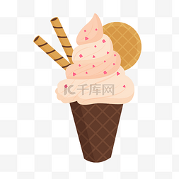 香草口味冰淇淋