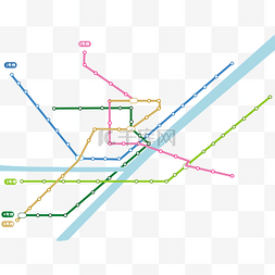 城市地铁线路图