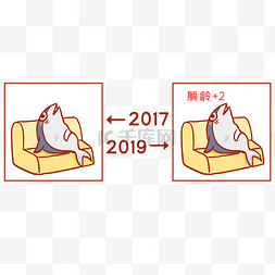 2017到2019两年对比图表情包