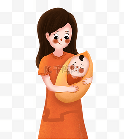 奶粉图片_母亲抱着婴儿
