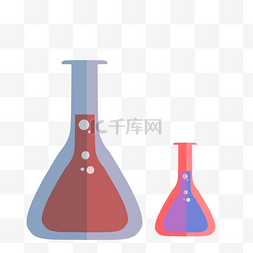 化学锥形瓶卡通图片_精美的化学锥形瓶