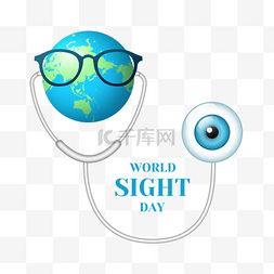 world sight day世界爱眼日听诊器