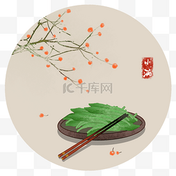 小满苦菜图片_小满苦菜24节气小满传统饮食