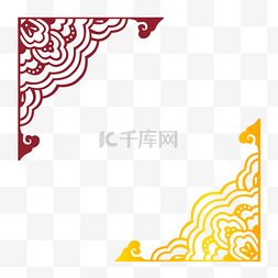 边角微折的纸图片_边角装饰中国风边框