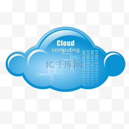 电脑云服务图标