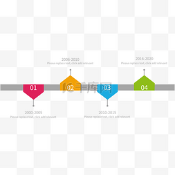 ppt素材图片_PPT流程时间轴