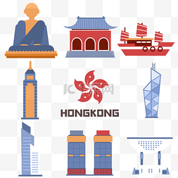 香港图片_香港城市旅行贴纸