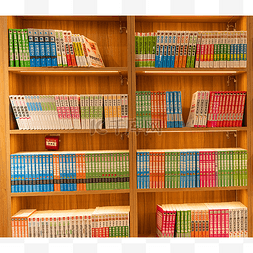 书架现代图片_图书馆内的书籍陈列架
