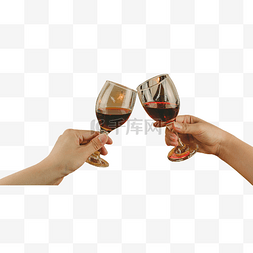 红酒logo图片_红酒碰杯