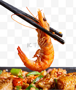 基围虾虾图片_虾蟹鸡翅海鲜煲火锅