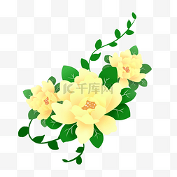 立体折纸风图片_立体折纸风黄色花卉