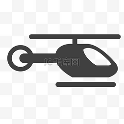 生活手机图标图片_卡通的直升机图标